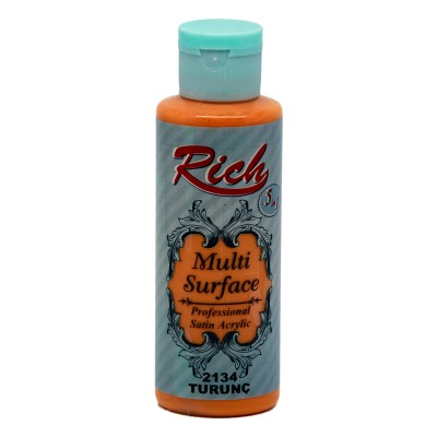 Rich Multi Surface Paint 2134 130ml Πορτοκαλί